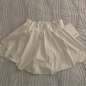 NWT Lululemon White Tennis Skirt